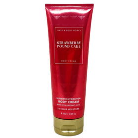 Bath & Body Works Strawberry Pound Cake fine fragrance mist bottle front view