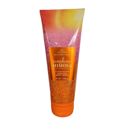 Bath & Body Works Sunshine Mimosa Ultra Shea Body Cream 226 g front view