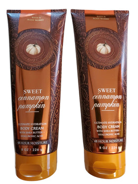 Bath & Body Works Sweet Cinnamon Pumpkin body cream front view
