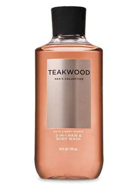 Bath & Body Works Teakwood 2-in-1 Hair + Body Wash front view