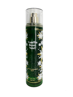 Bath & Body Works Vanilla Bean Noel Fine Fragrance Mist 8 oz front view
