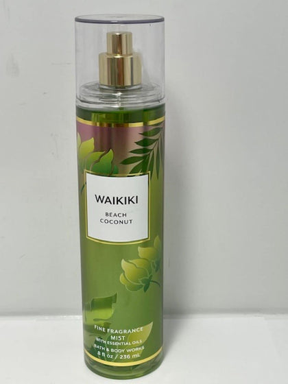 Bath & Body Works Waikiki Beach Coconut Fine Fragrance Mist front view