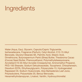 Bath & Body Works Warm Vanilla Sugar Body Cream packaging details