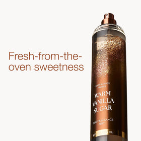 Bath & Body Works Warm Vanilla Sugar Body Spray back view