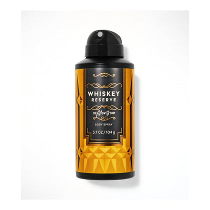 Bath & Body Works Whiskey Reserve Men's Deodorizing Spray 3.7 oz front view