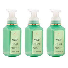 Bath & Body Works White Tea & Sage Foaming Hand Soap front view