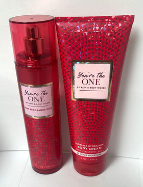 Bath & Body Works You're the One Gift Set including Fine Fragrance Mist and Body Cream