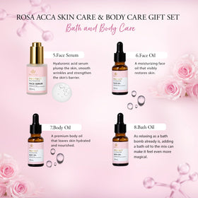 Bath bombs included in RA ROSA ACCA Facial Skin Care Set