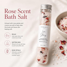 Bath salt tube from NATURAL AMOR Spa Gift Set