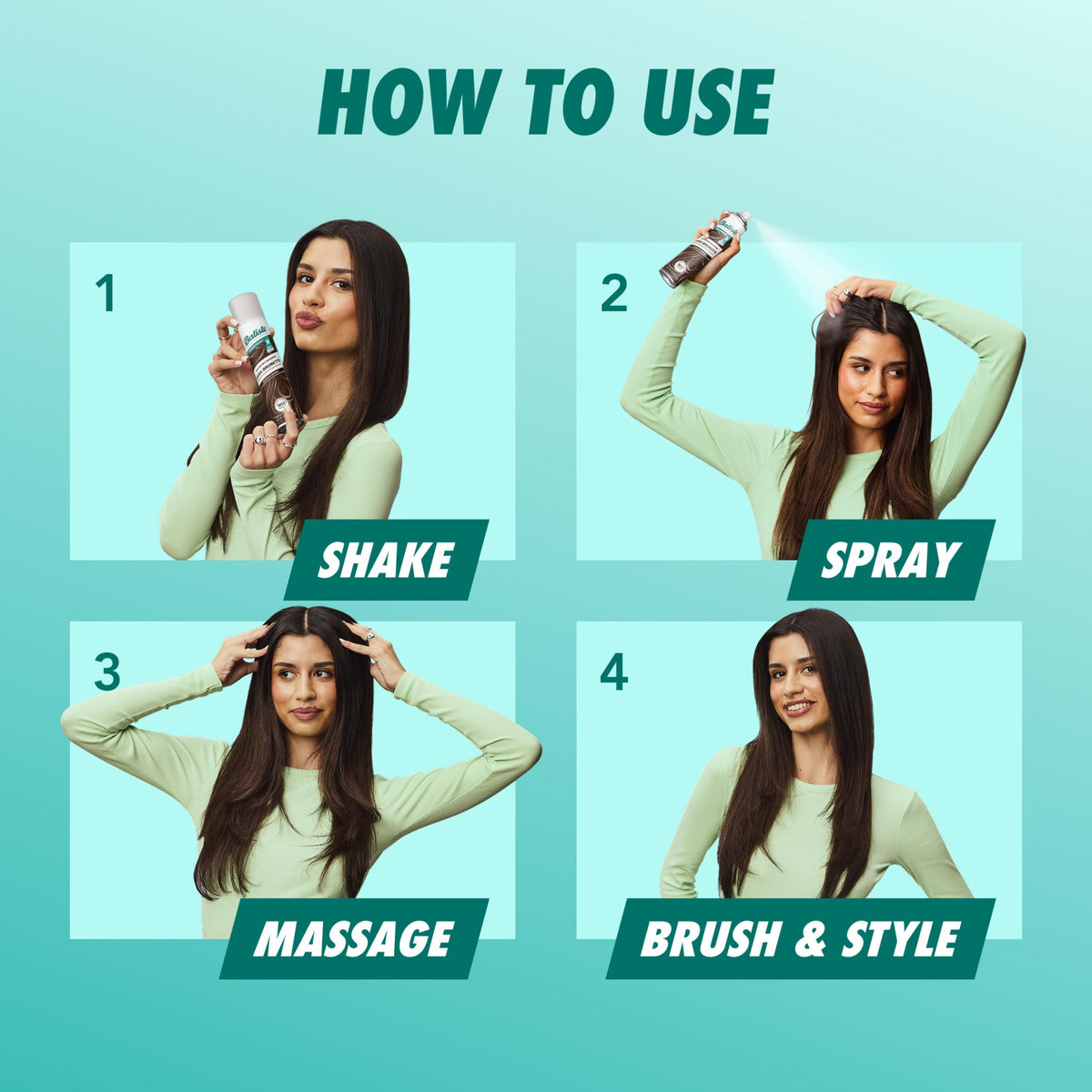 Batiste Dark Dry Shampoo product close-up