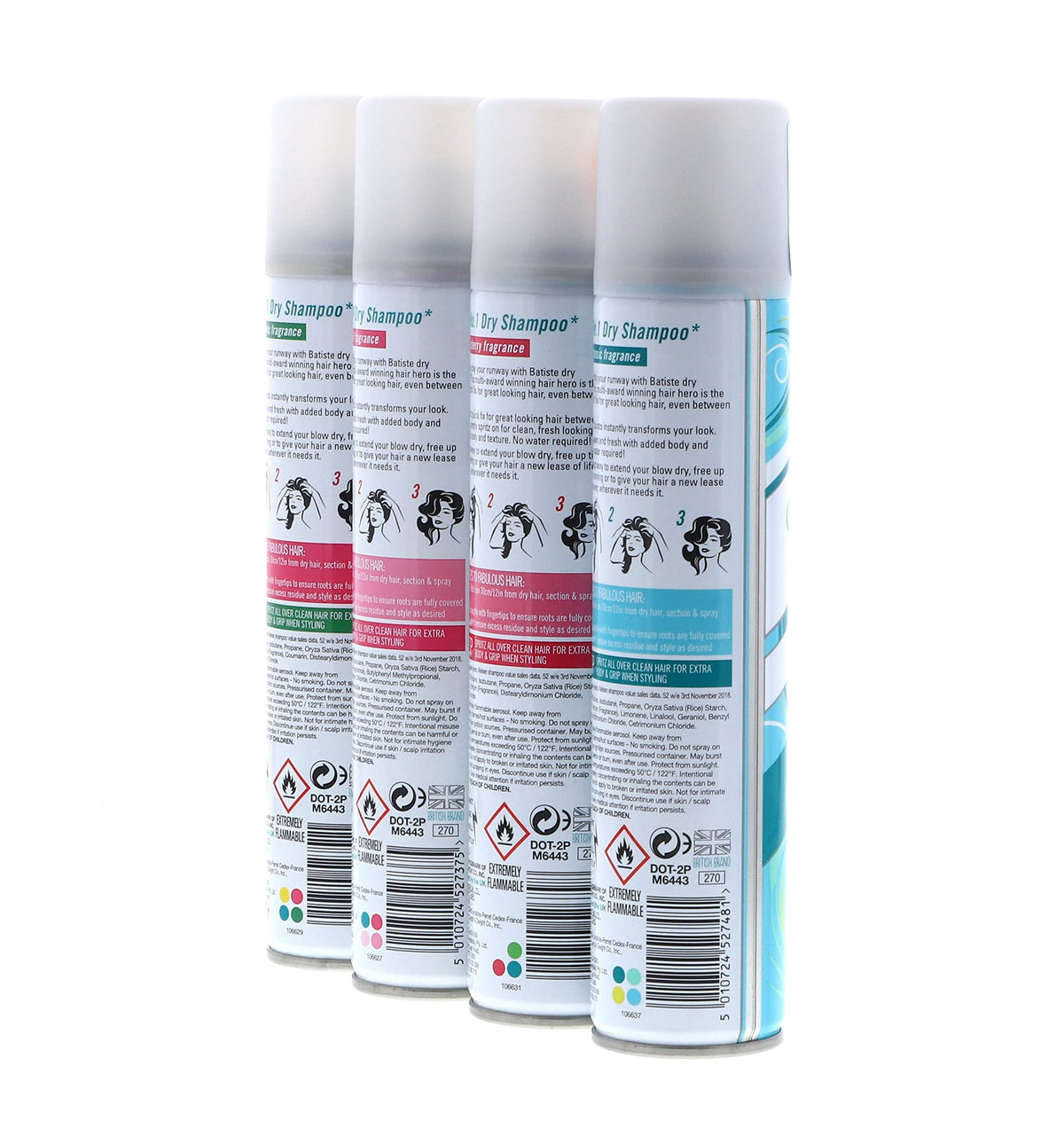 Batiste Dry Shampoo in a bathroom setting