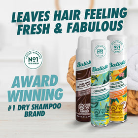 Batiste Dry Shampoo Medium Brunette 6.73 oz back view