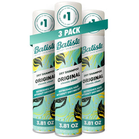 Batiste Dry Shampoo Original 3 pack of 3.81oz bottles front view