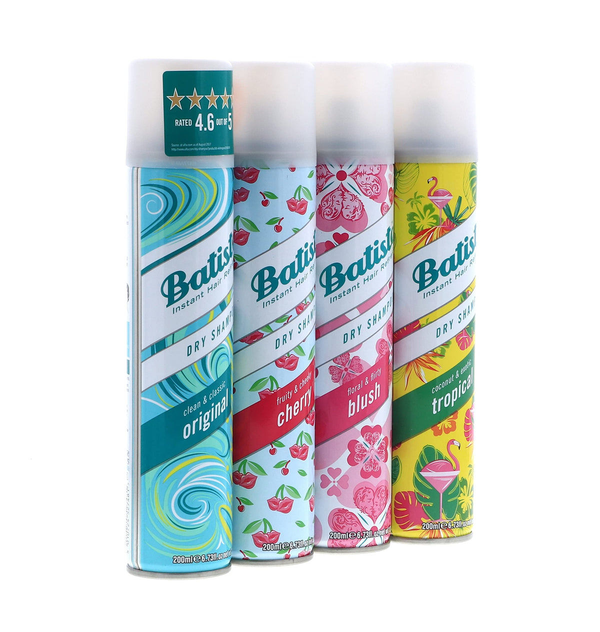 Batiste Dry Shampoo Tropical scent in use