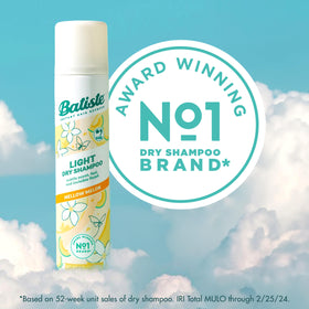 Batiste Light Dry Shampoo Mellow Melon 3.81 oz can top view