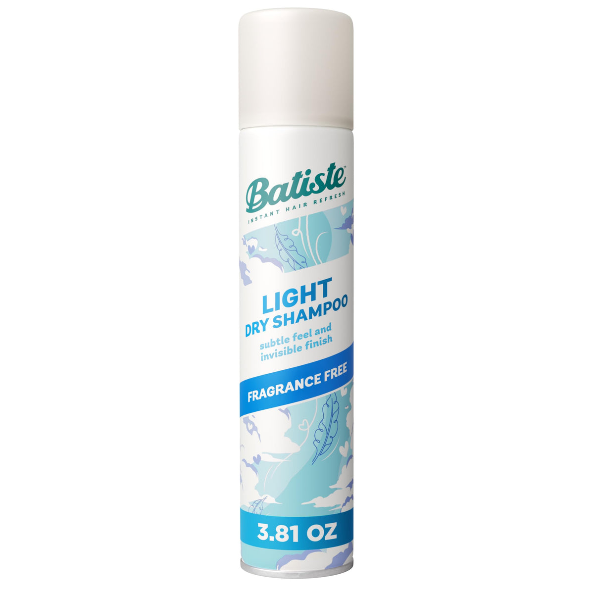Batiste Light Dry Shampoo Unscented 3.81 Oz front view