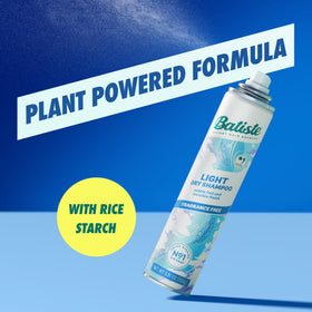 Batiste Light Dry Shampoo Unscented 3.81 Oz packaging details