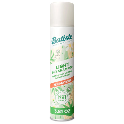 Batiste Light Dry Shampoo Zen Matcha 3.81 oz can front view
