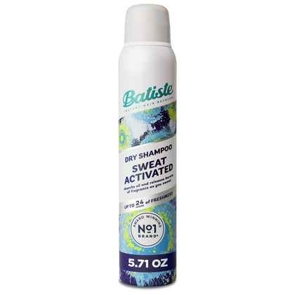 Batiste Sweat Activated Dry Shampoo 5.71 oz front view