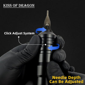 Battery tattoo pen with USB charging cable