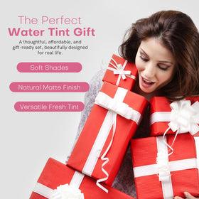 bayfree Lip Tint Stain Set with a user applying it