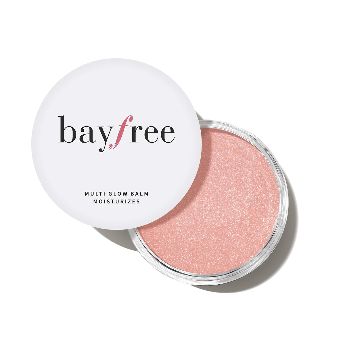 bayfree Multi Glow Balm front view with cream blush texture