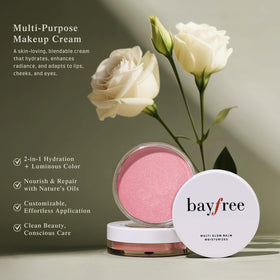 bayfree Multi Glow Balm packaging with product details