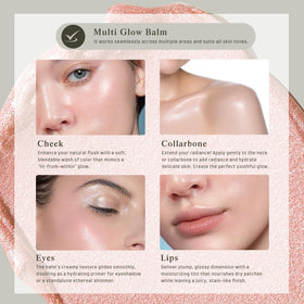 bayfree Multi Glow Balm packaging with product details