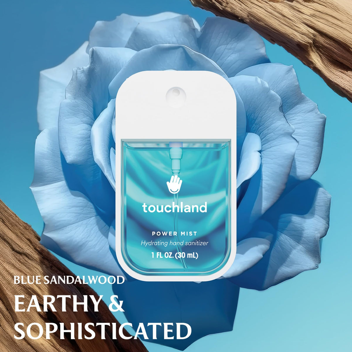 Beach Coco hand sanitizer mist from Touchland, travel-friendly