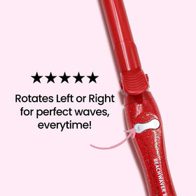 Beachwaver B1 Rotating Curling Iron ceramic barrel close-up