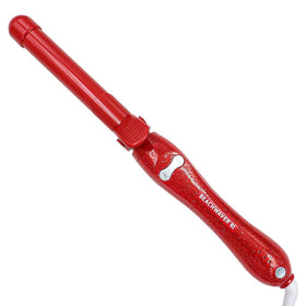 Beachwaver B1 Rotating Curling Iron in red glitter front view