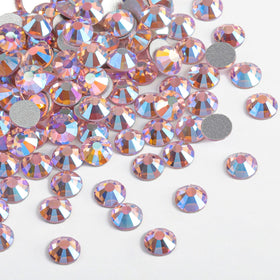 BEADSLAND 2880pcs light pink AB rhinestones front view