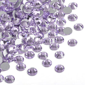 BEADSLAND Flat Back Crystal Rhinestones Violet SS20 pack front view