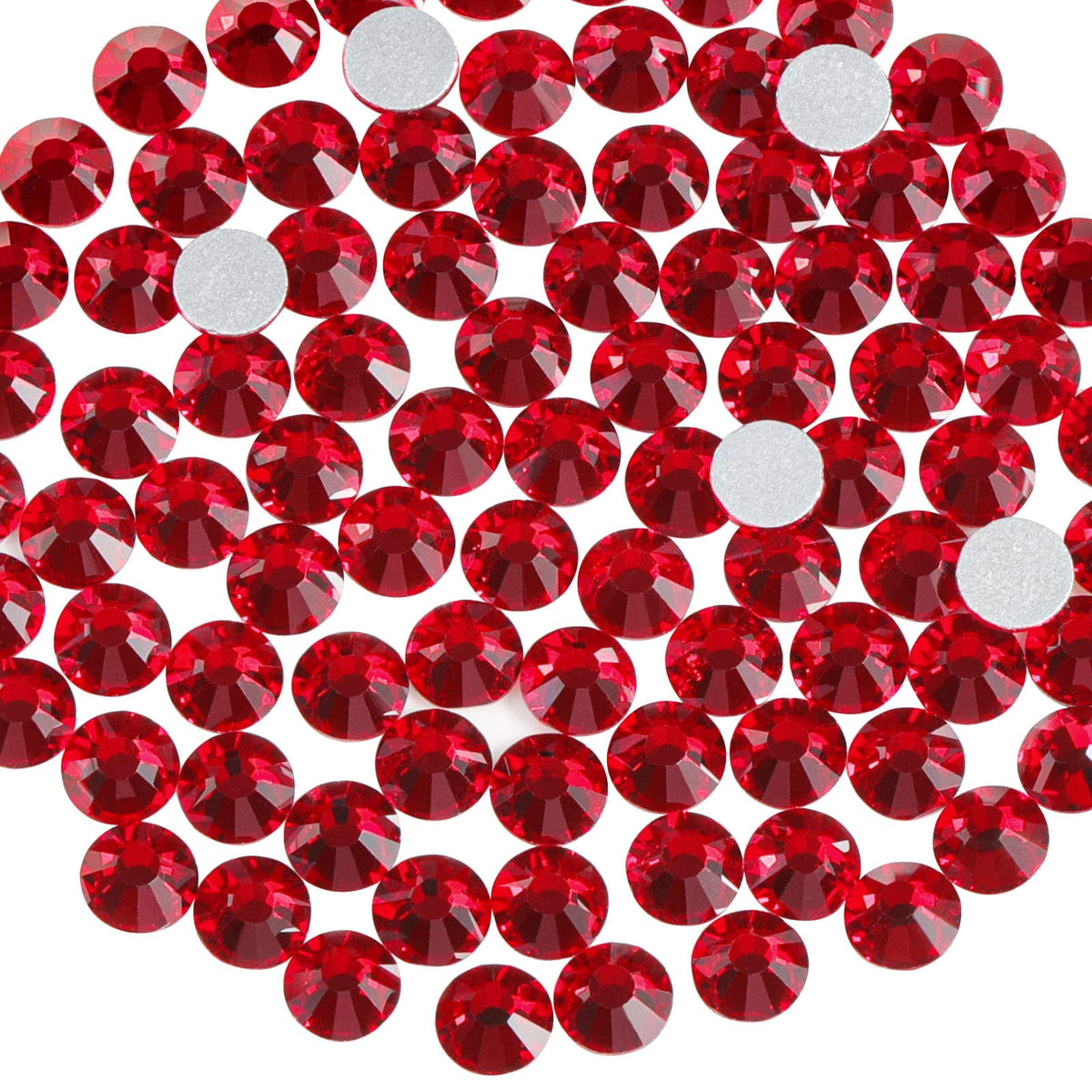 BEADSLAND Flat Back Rhinestones Dark Siam in packaging