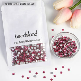 BEADSLAND rhinestones in a nail art design
