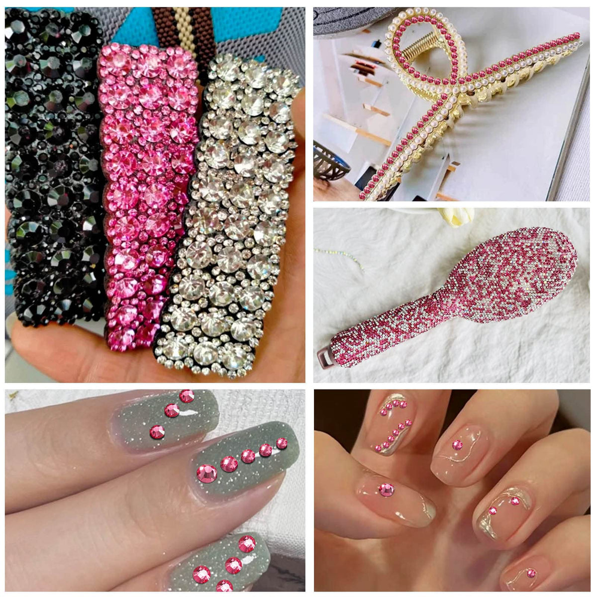 BEADSLAND rhinestones packaging showing quantity and size