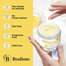Bealions Retinol Cream in a lifestyle setting