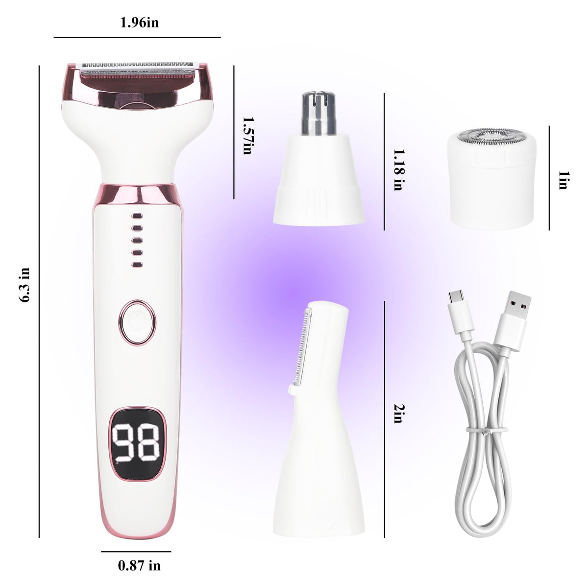 Beanify Electric Razor compact design in hand