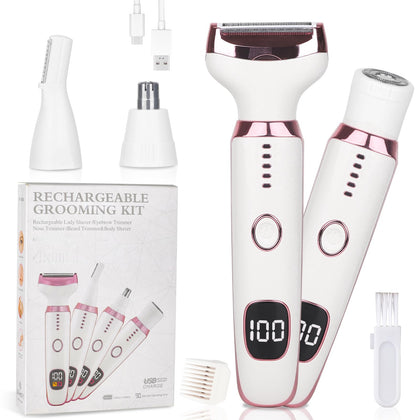 Beanify Electric Razor front view with LED display