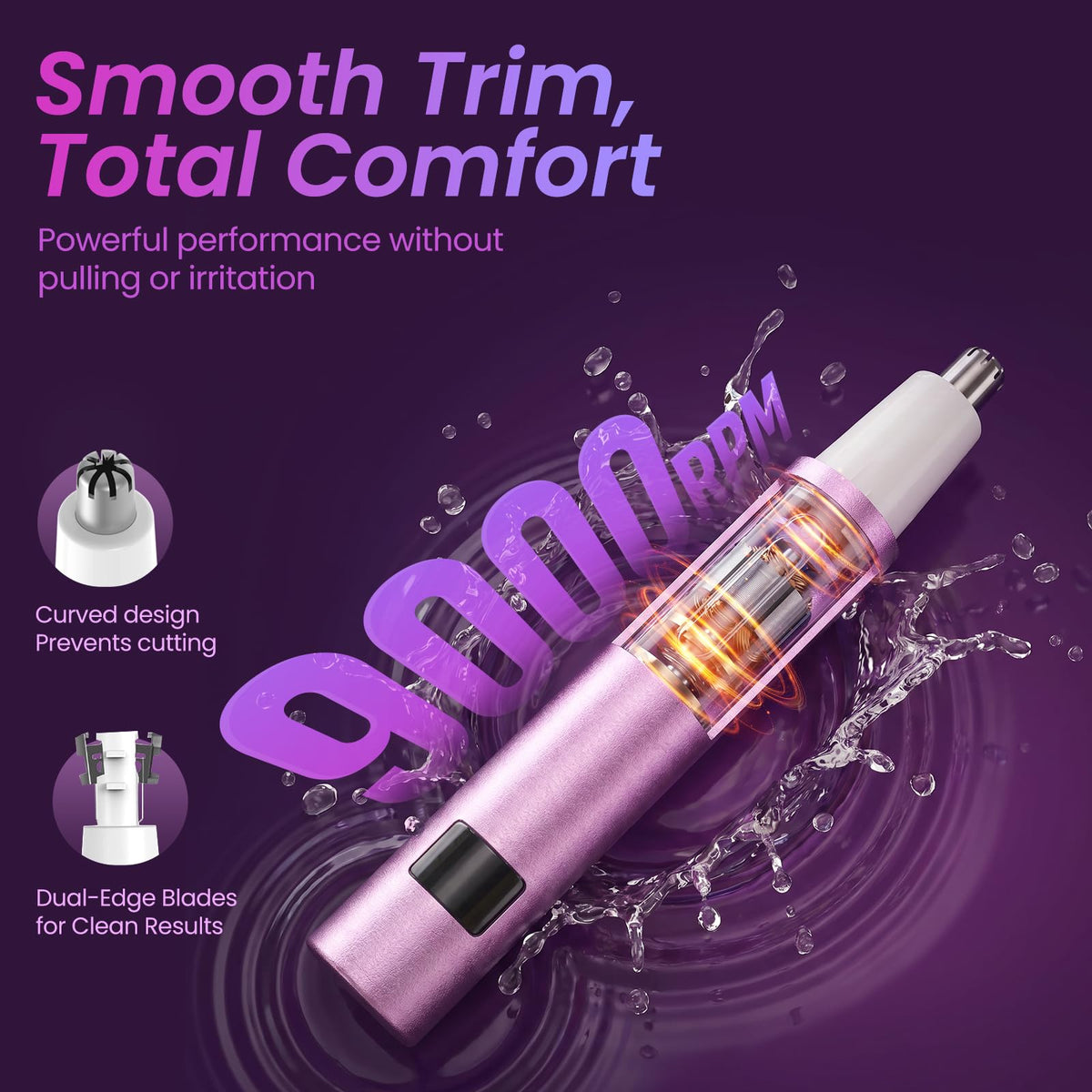 Beanify Nose & Ear Hair Trimmer compact design