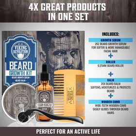 Beard Growth Serum 2oz bottle from Viking Revolution
