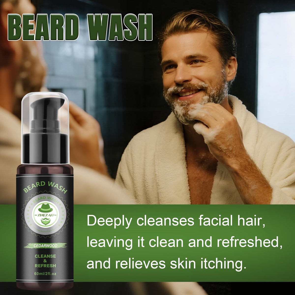 Beard oil and balm duo in XIKEZAN Beard Kit