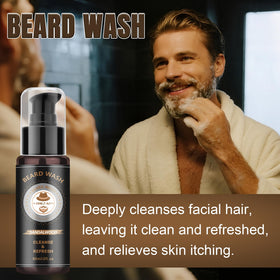 Beard oil and balm included in XIKEZAN Beard Kit