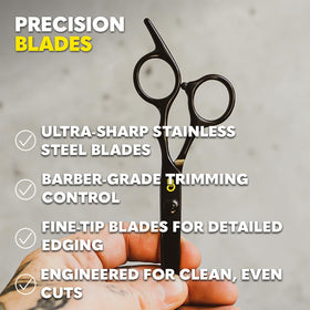Beard trimming scissors from The Beard Club Beard Kit