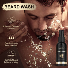 Beard wash shampoo bottle from POP MODERN.C