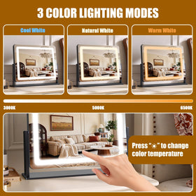 Bearolve 22-inch vanity mirror in a stylish bathroom setting