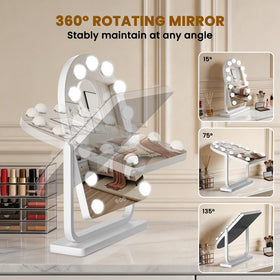 Bearolve Vanity Mirror displaying cool light setting