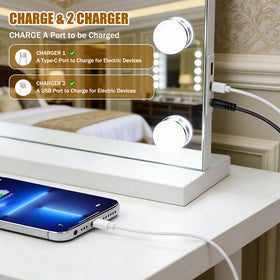 Bearolve Vanity Mirror in a stylish bedroom setting