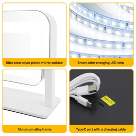 Bearolve Vanity Mirror metal frame close-up