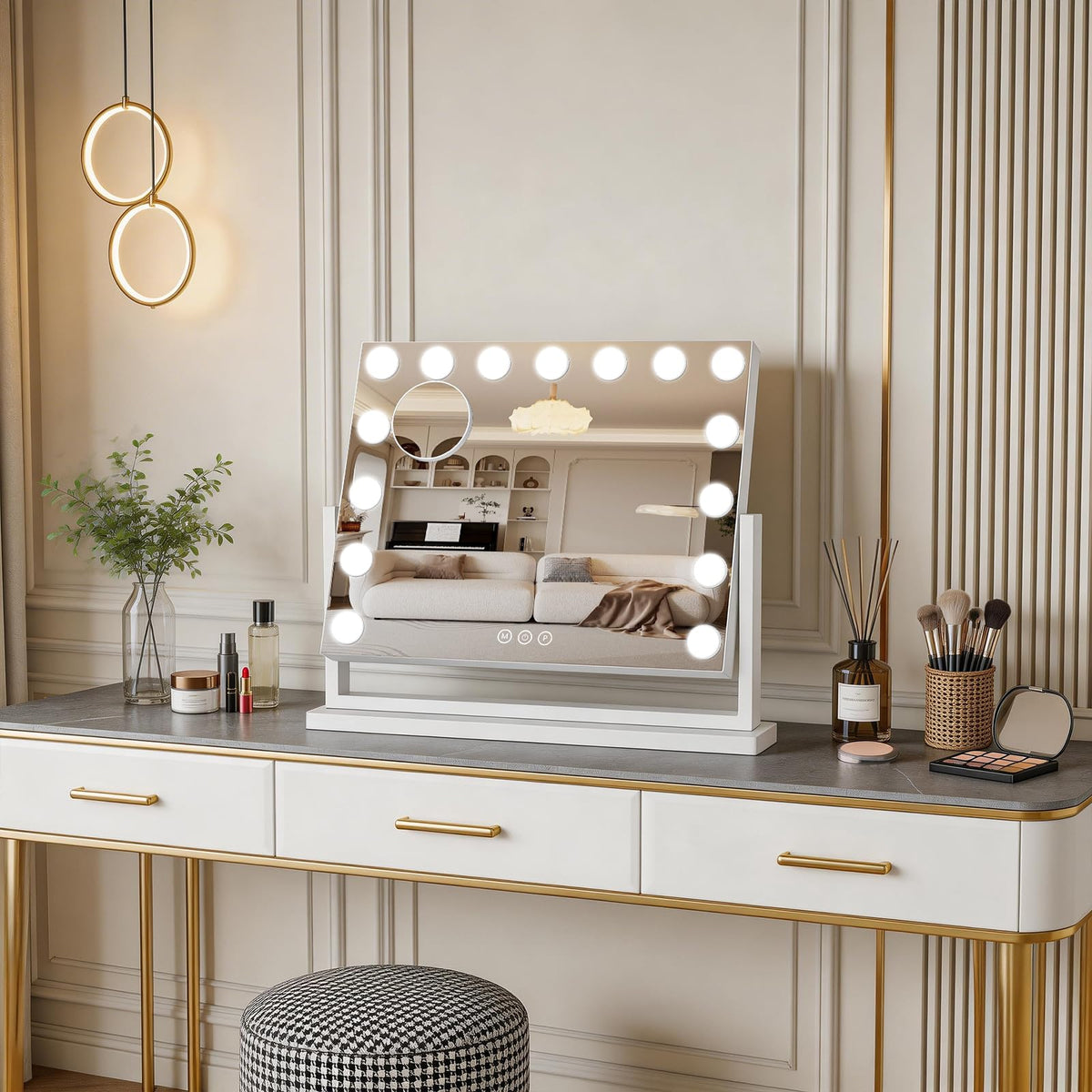 Bearolve Vanity Mirror portable for travel use